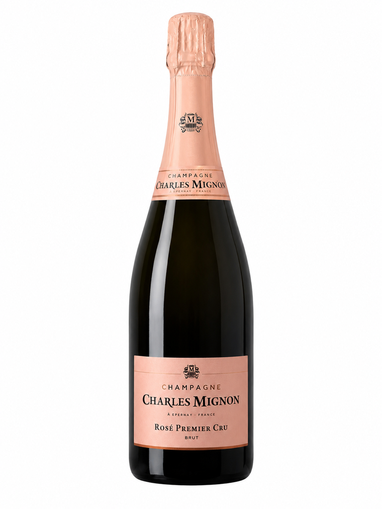 Champagne Charles Mignon, Brut Rosé 1er Cru, N.V., Champagne, France, 0.75 Effervescent